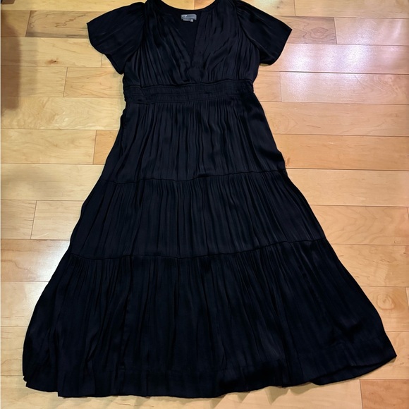 Anthropologie The Somerset Maxi Dress 1X black - Picture 6 of 12